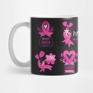 In October We Wear Pink Breast Cancer Awareness Survivor Mug